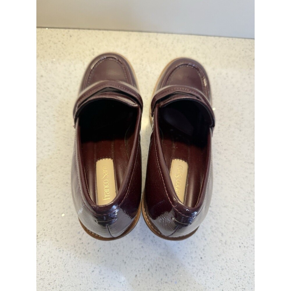 Franco Sarto Women's L-Raven Loafer Pumps Burgundy Size 8 Shoes - Picture 6 of 11